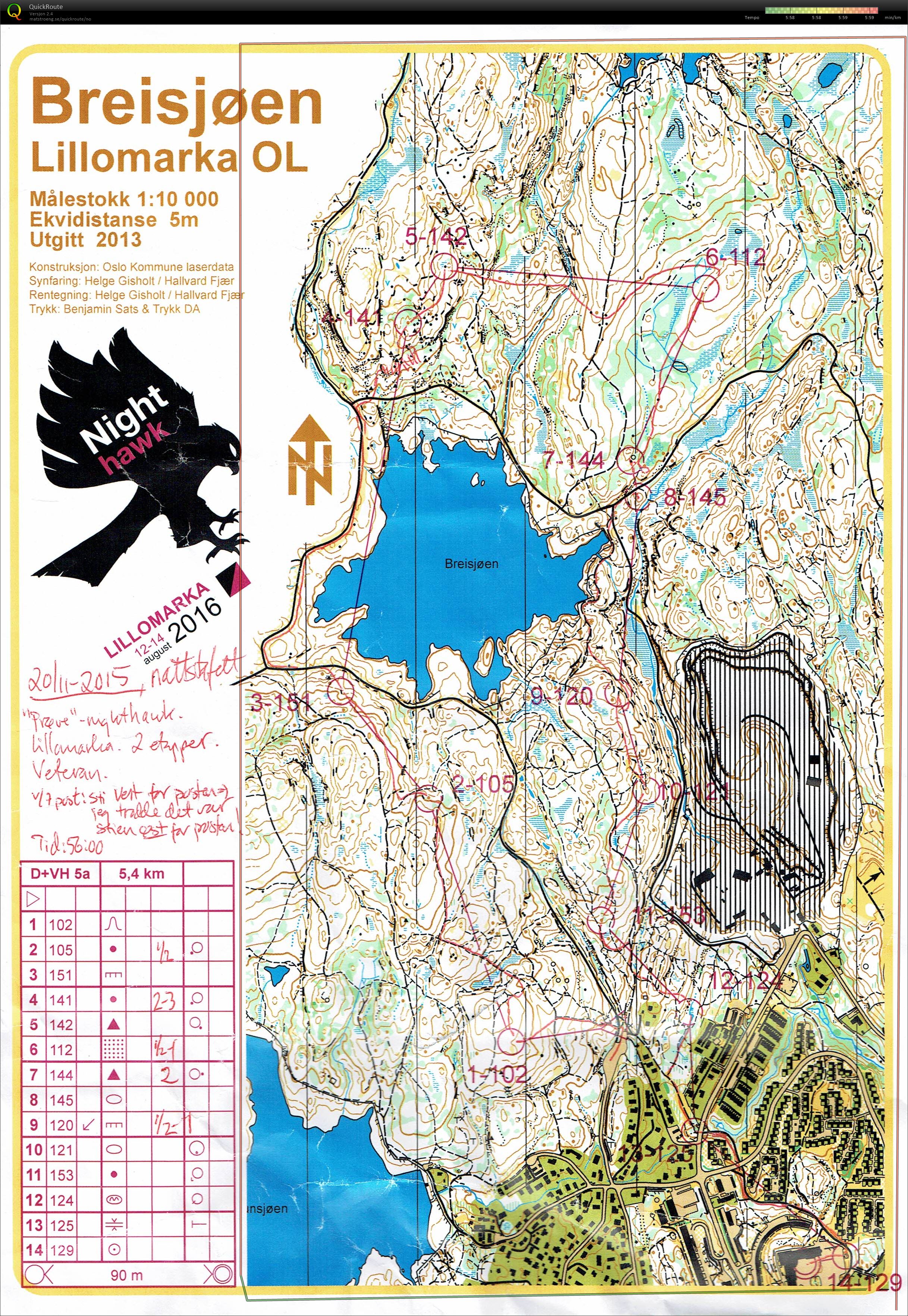 NightHawk Teamløp (2015-11-20)