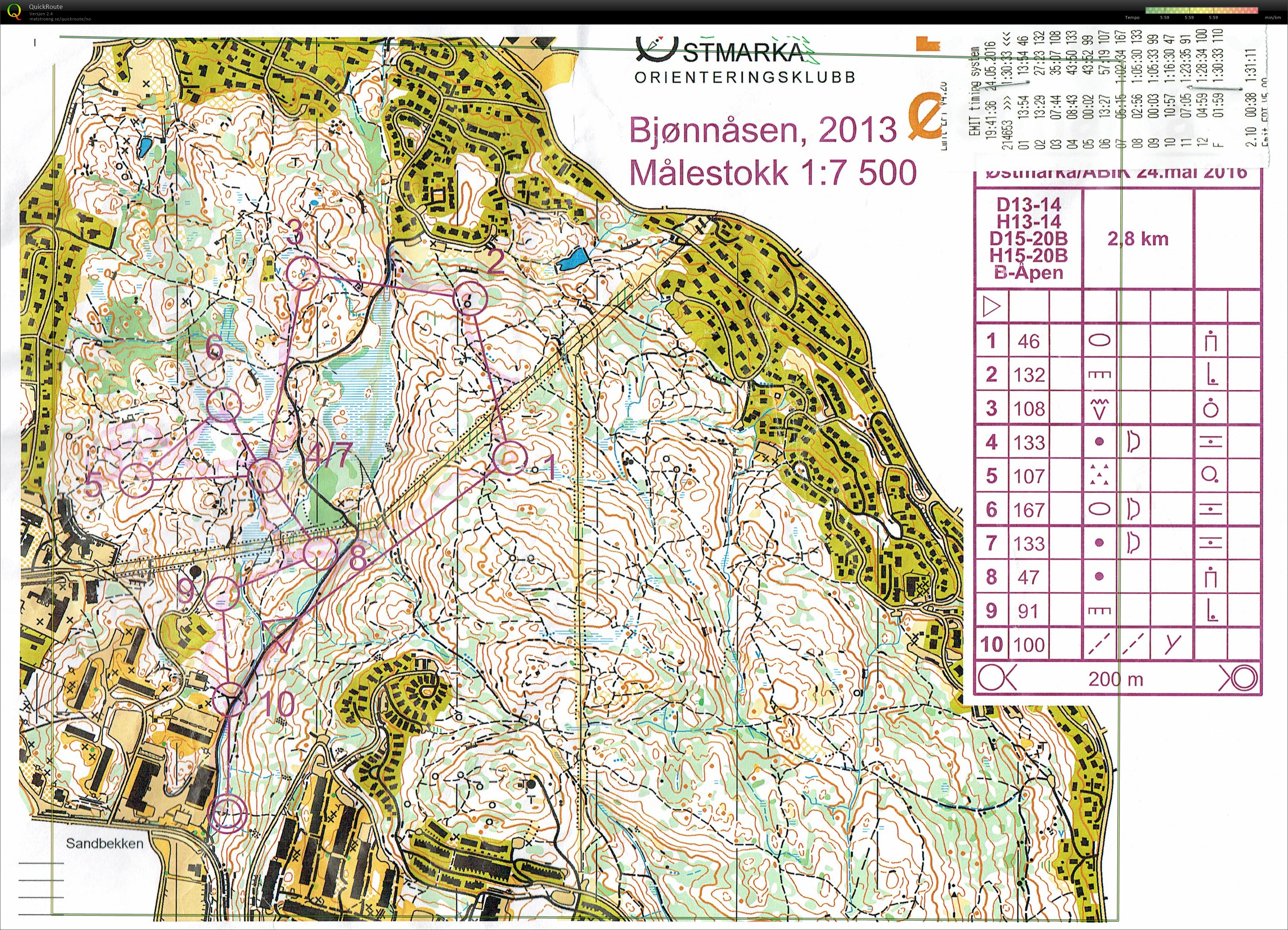 Østmarka OK karusell (24/05/2016)