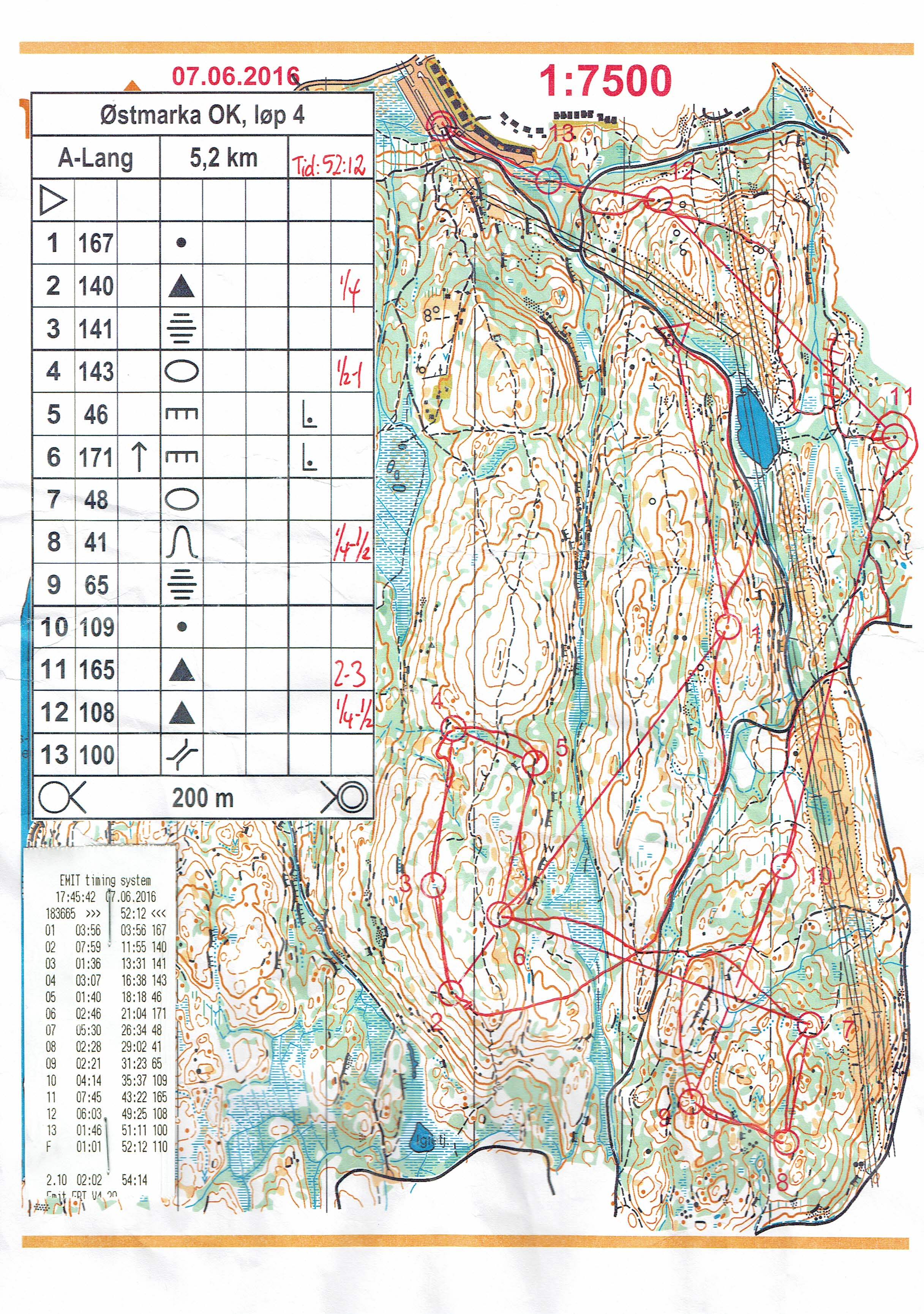 Østmarka OK karusell (2016-06-07)