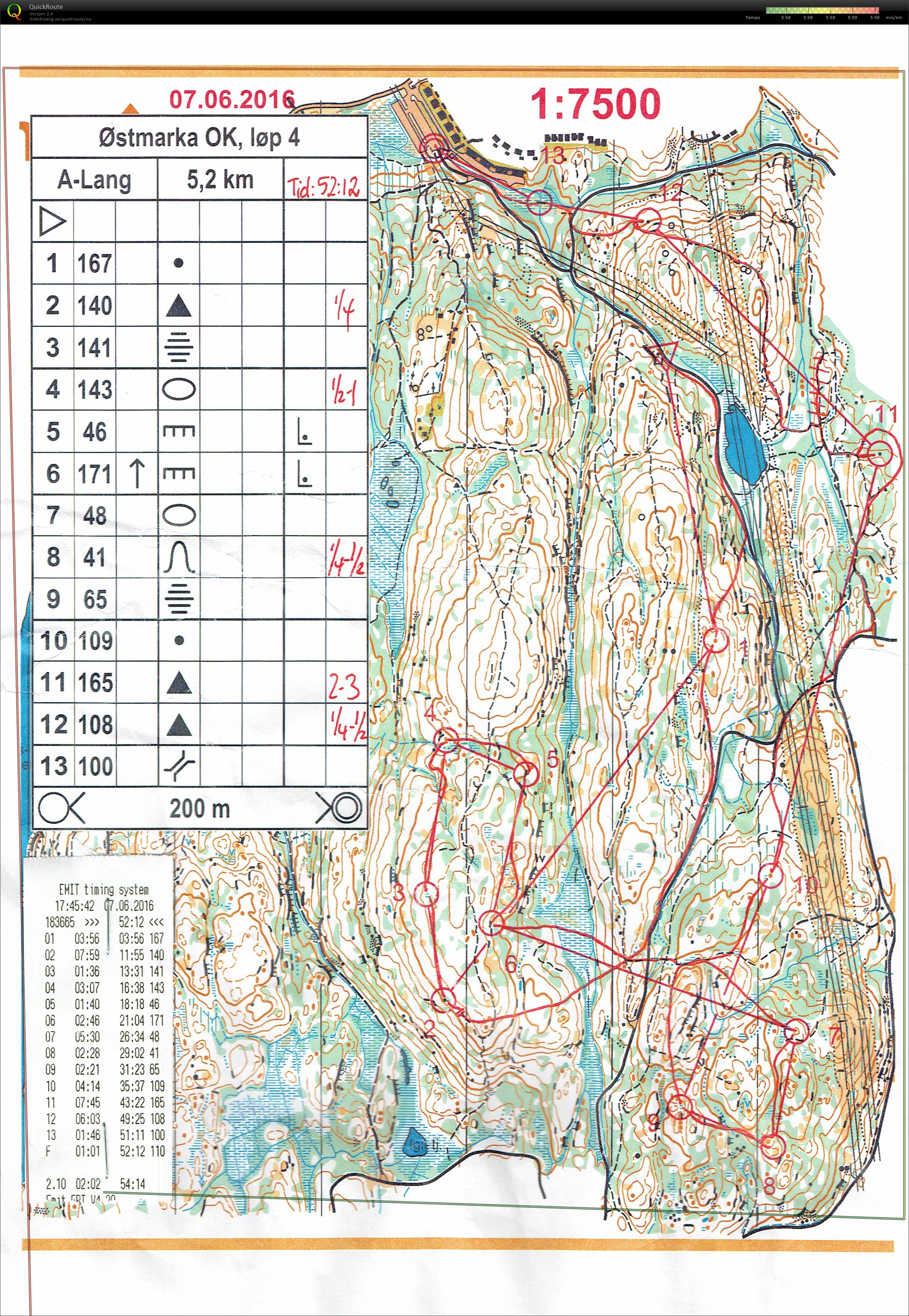 Østmarka OK karusell (2016-06-07)