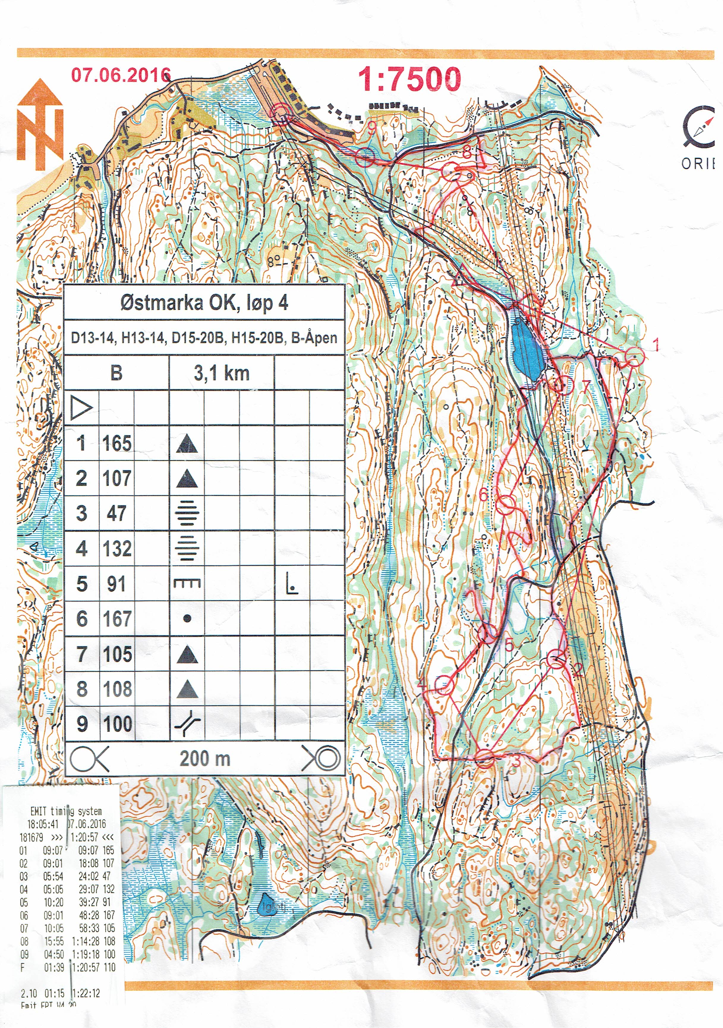 Østmarka OK karusell (2016-06-07)