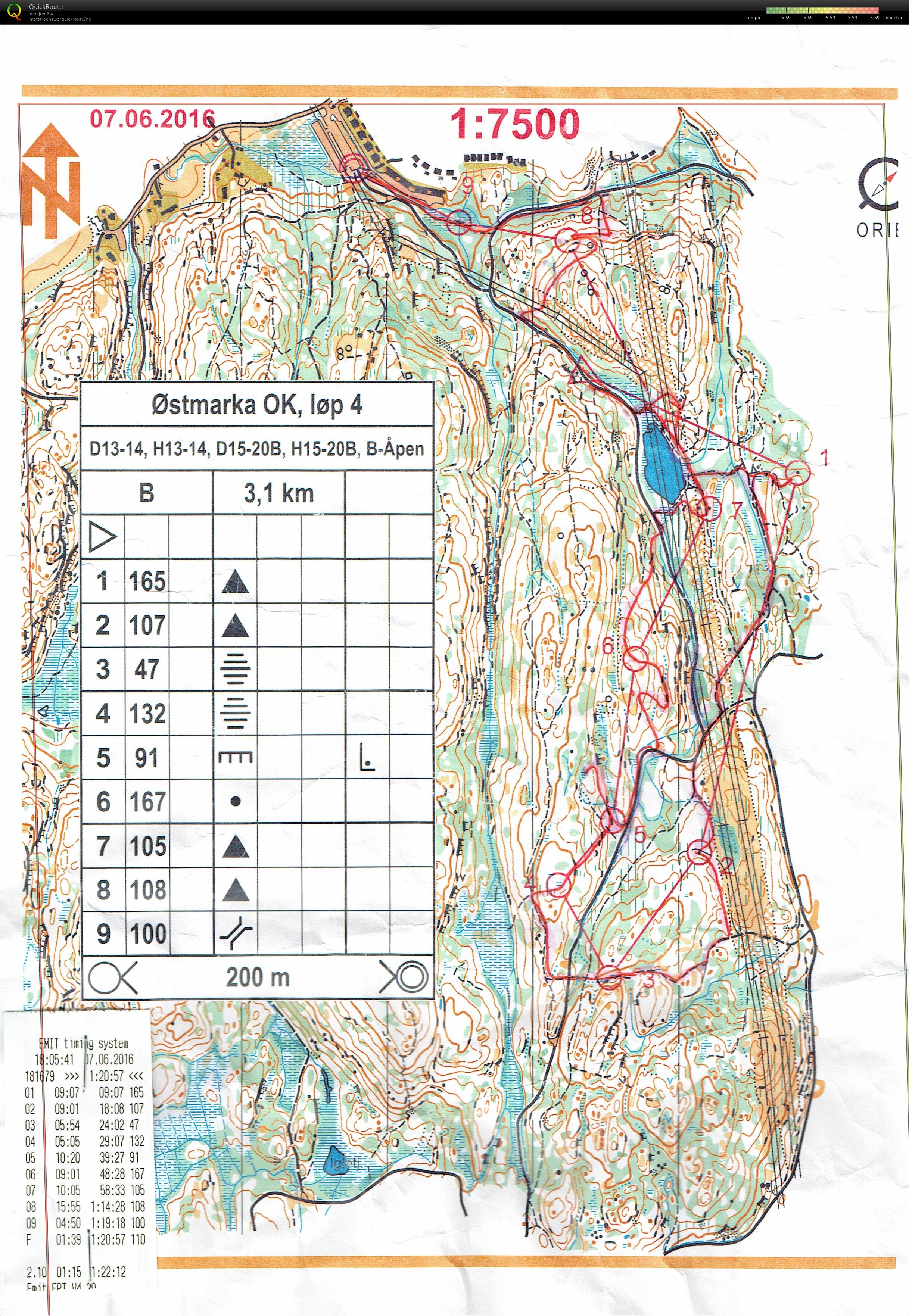 Østmarka OK karusell (2016-06-07)