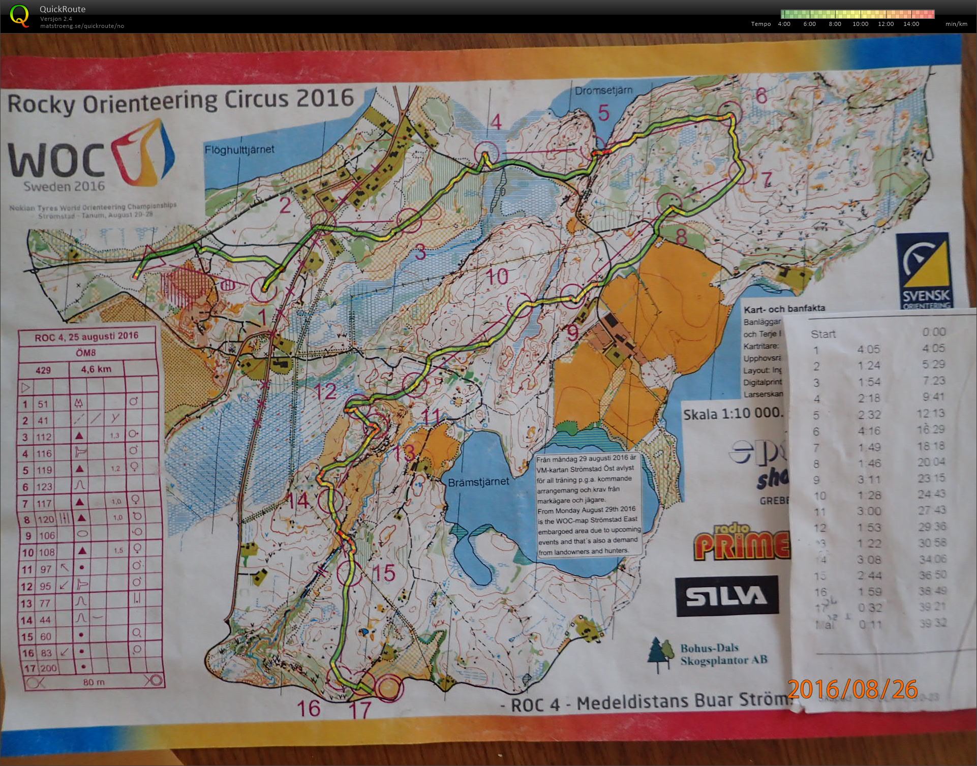 Rocky Orienteering Circus 2016 - publikumsløp VM (25.08.2016)