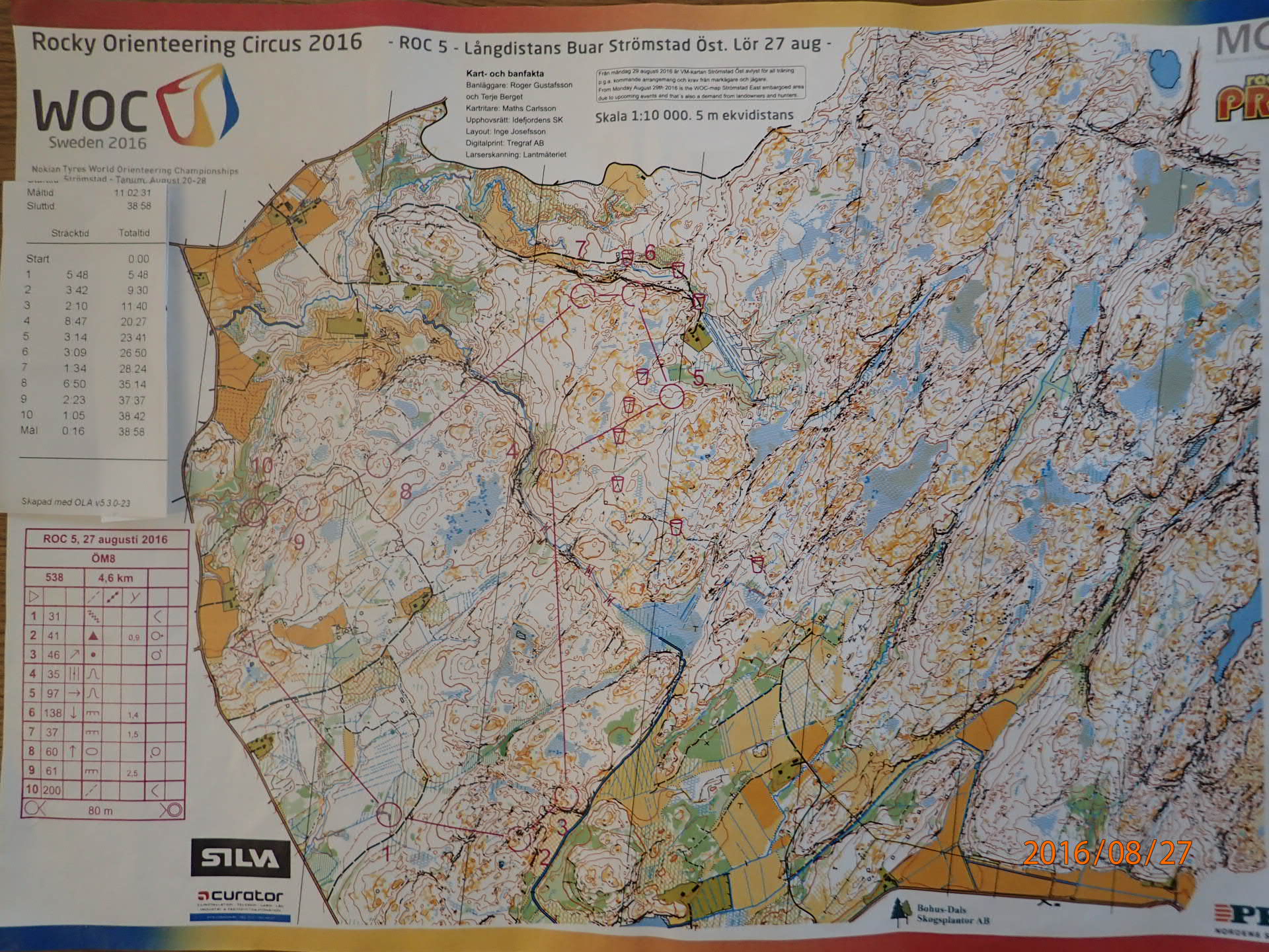 Rocky Orienteering Circus 2016 - publikumsløp VM (27-08-2016)