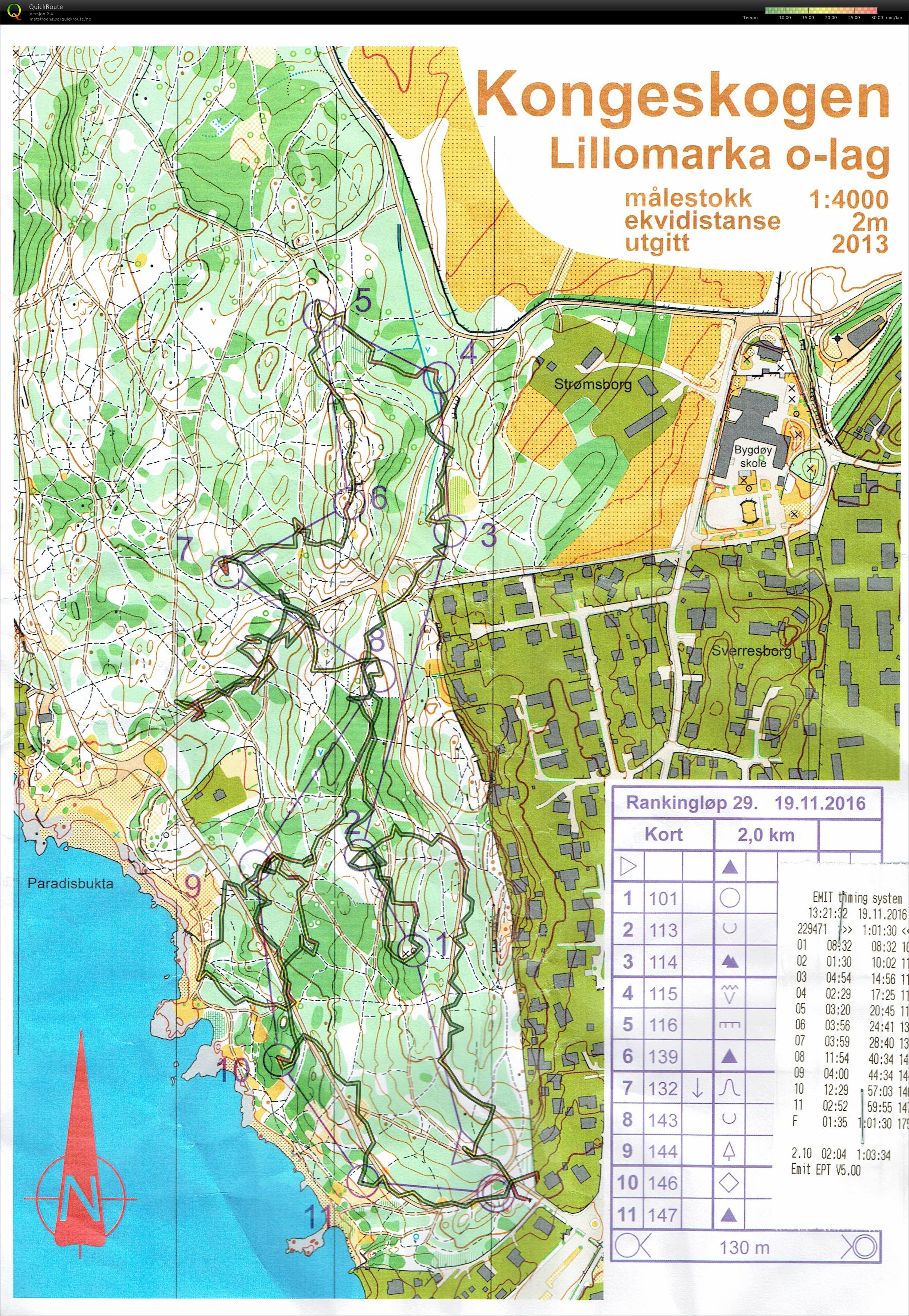 Geoform Rankingløp (19/11/2016)