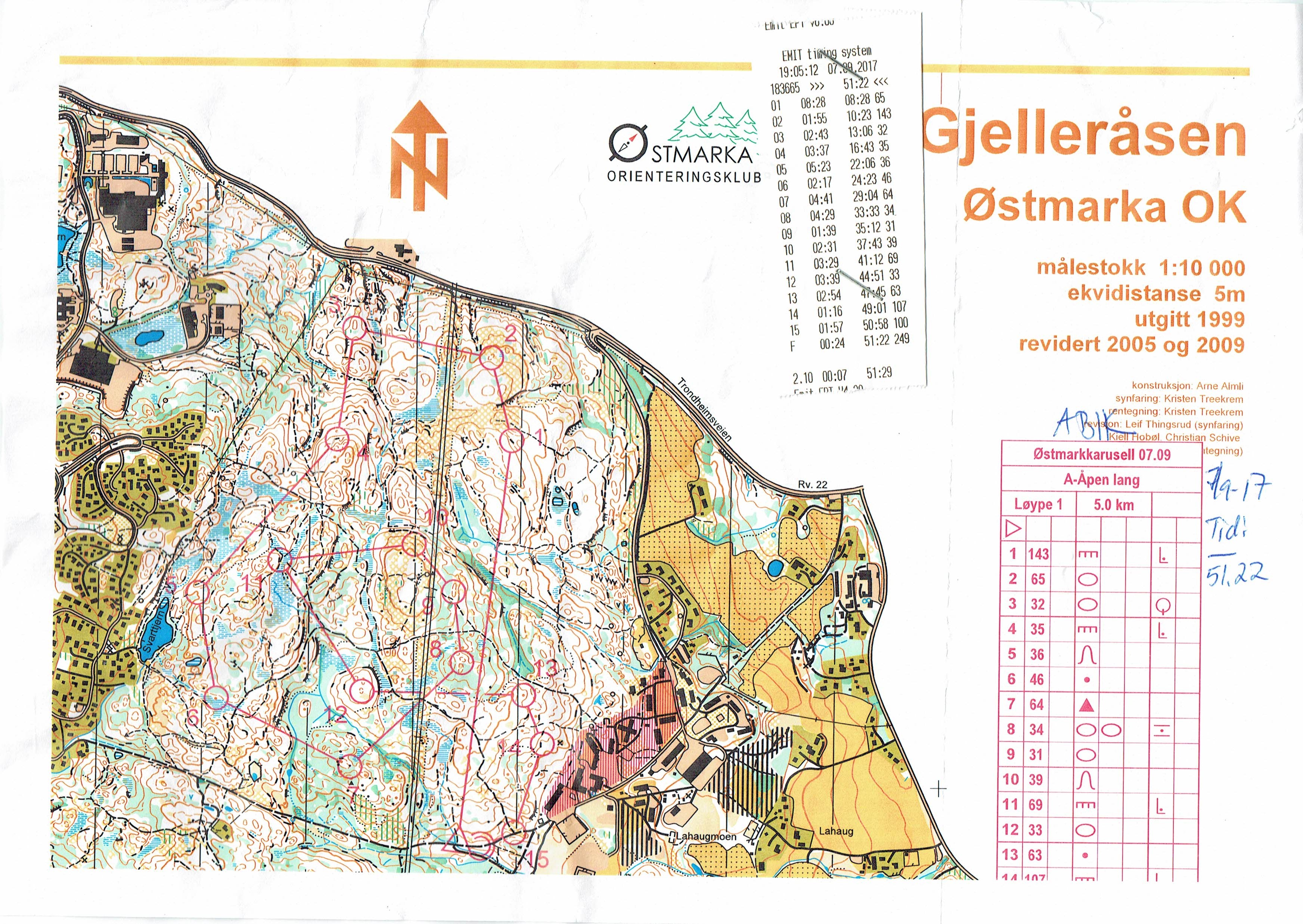 ABIK 13/Østmarka-karusell (07-09-2017)