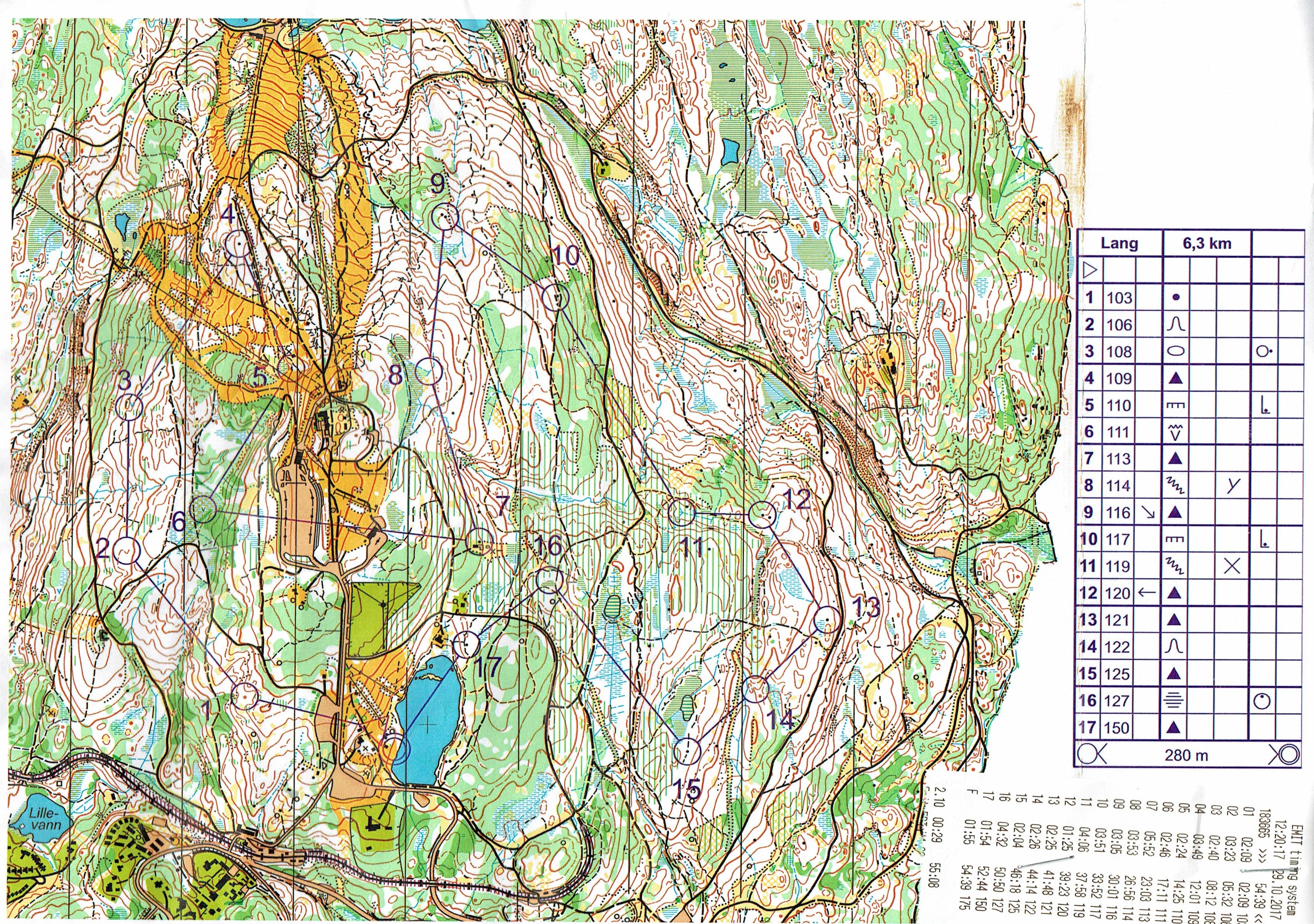 GeoForm/OSI Rankingløp 22 (28/10/2017)