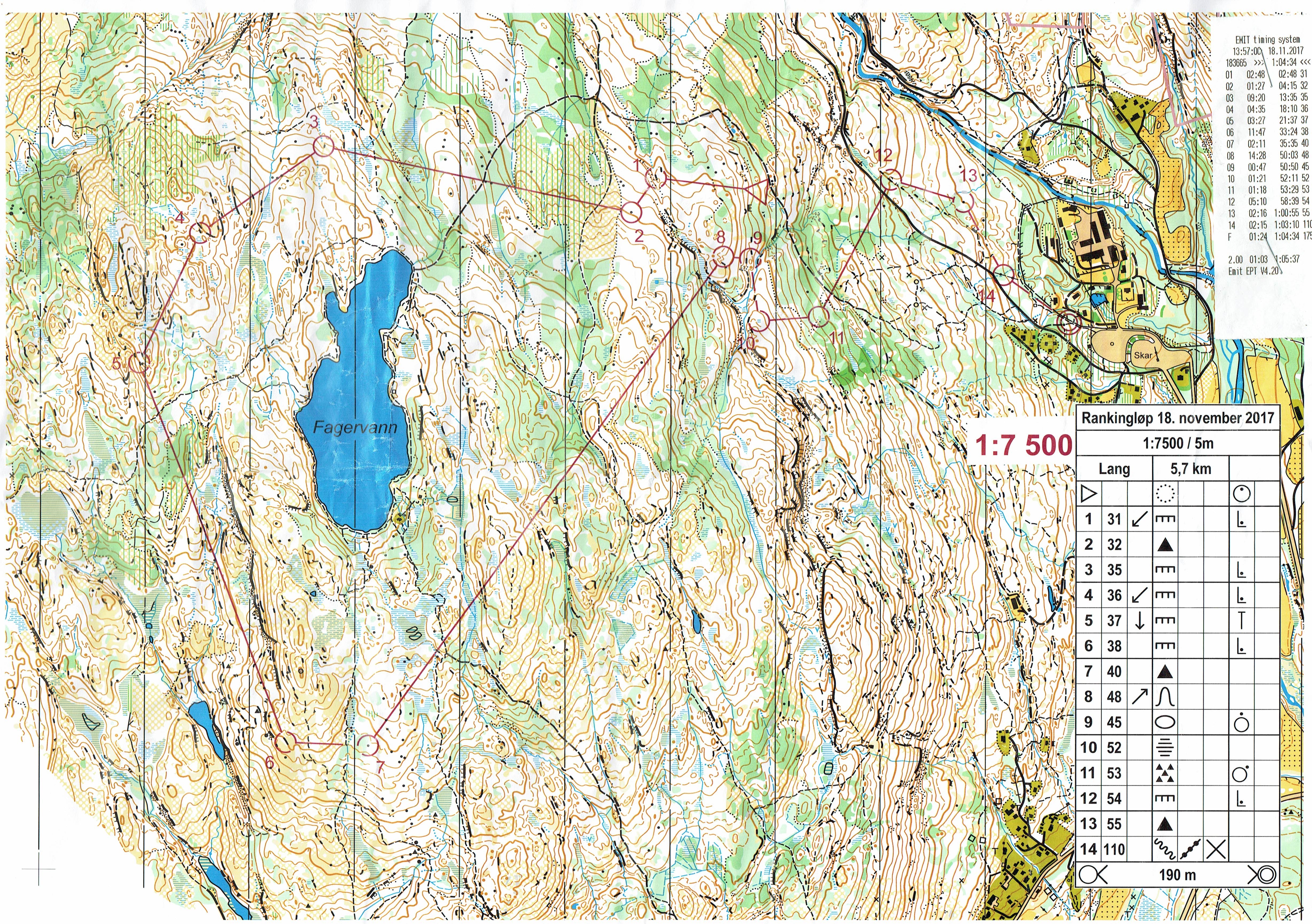 GeoForm/OSI Rankingløp 25 (18.11.2017)