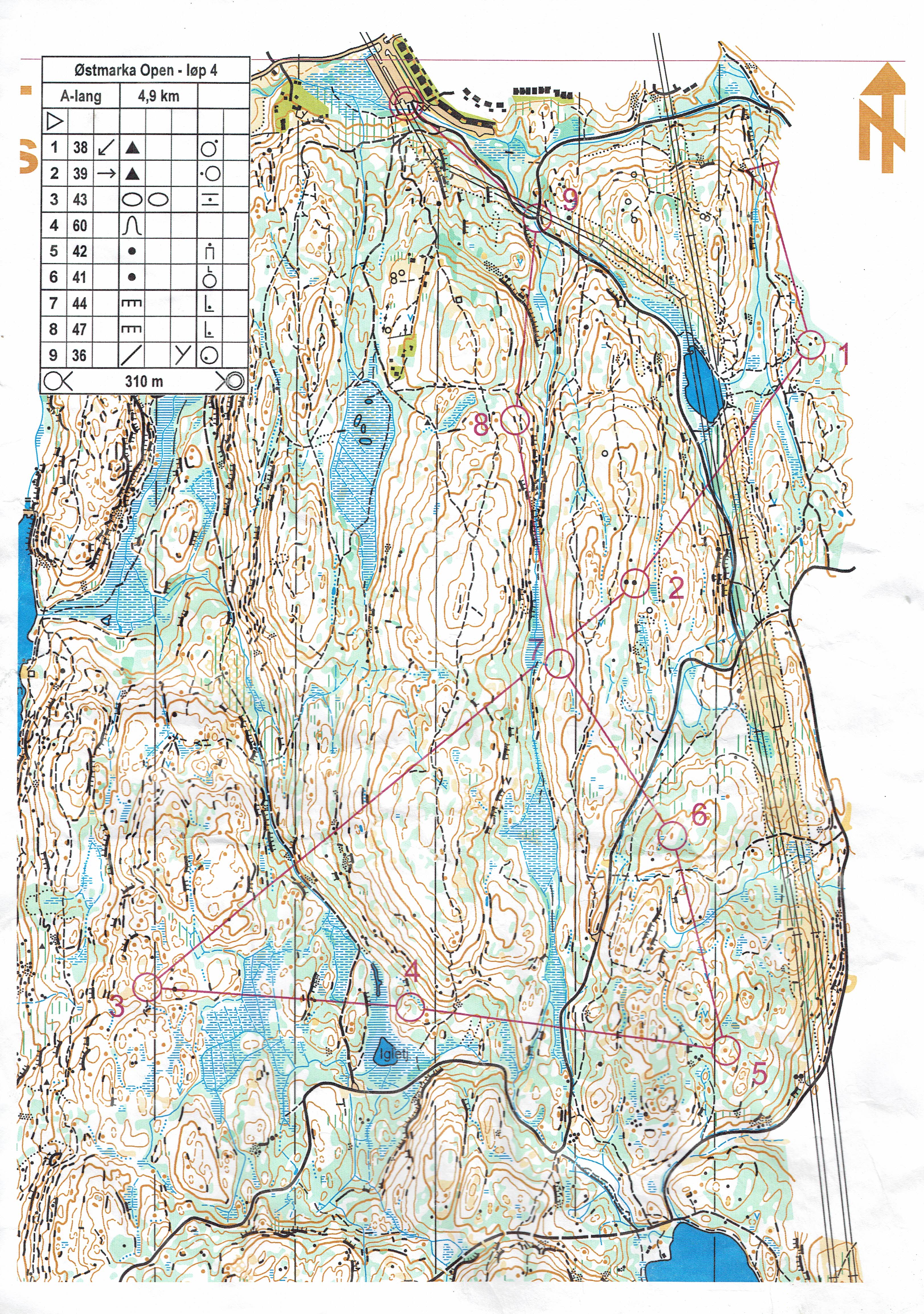 Østmarka Open test av strekk (16-09-2018)