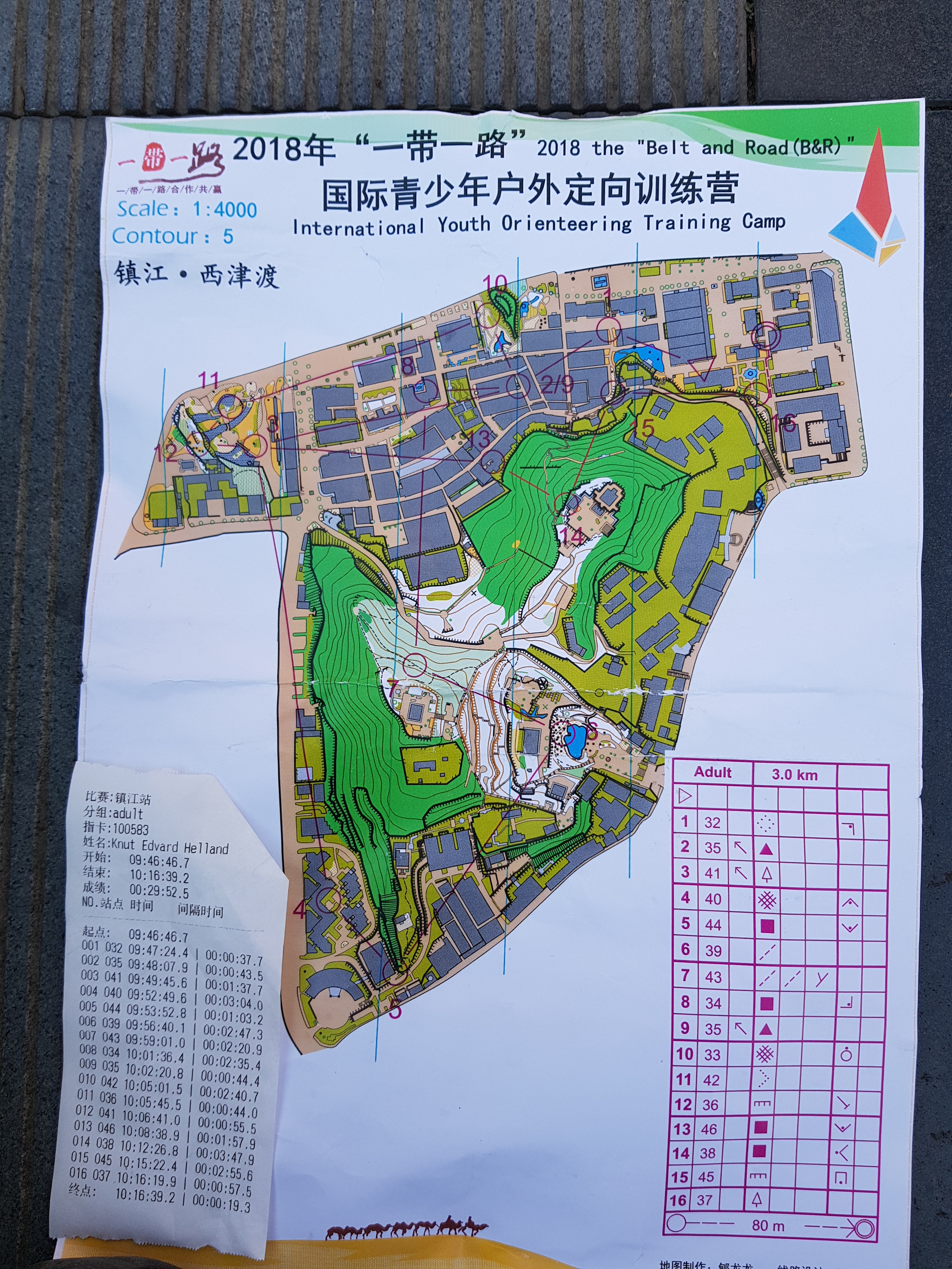 Belt and Road International Youth Orienteering Camp (2018-10-29)