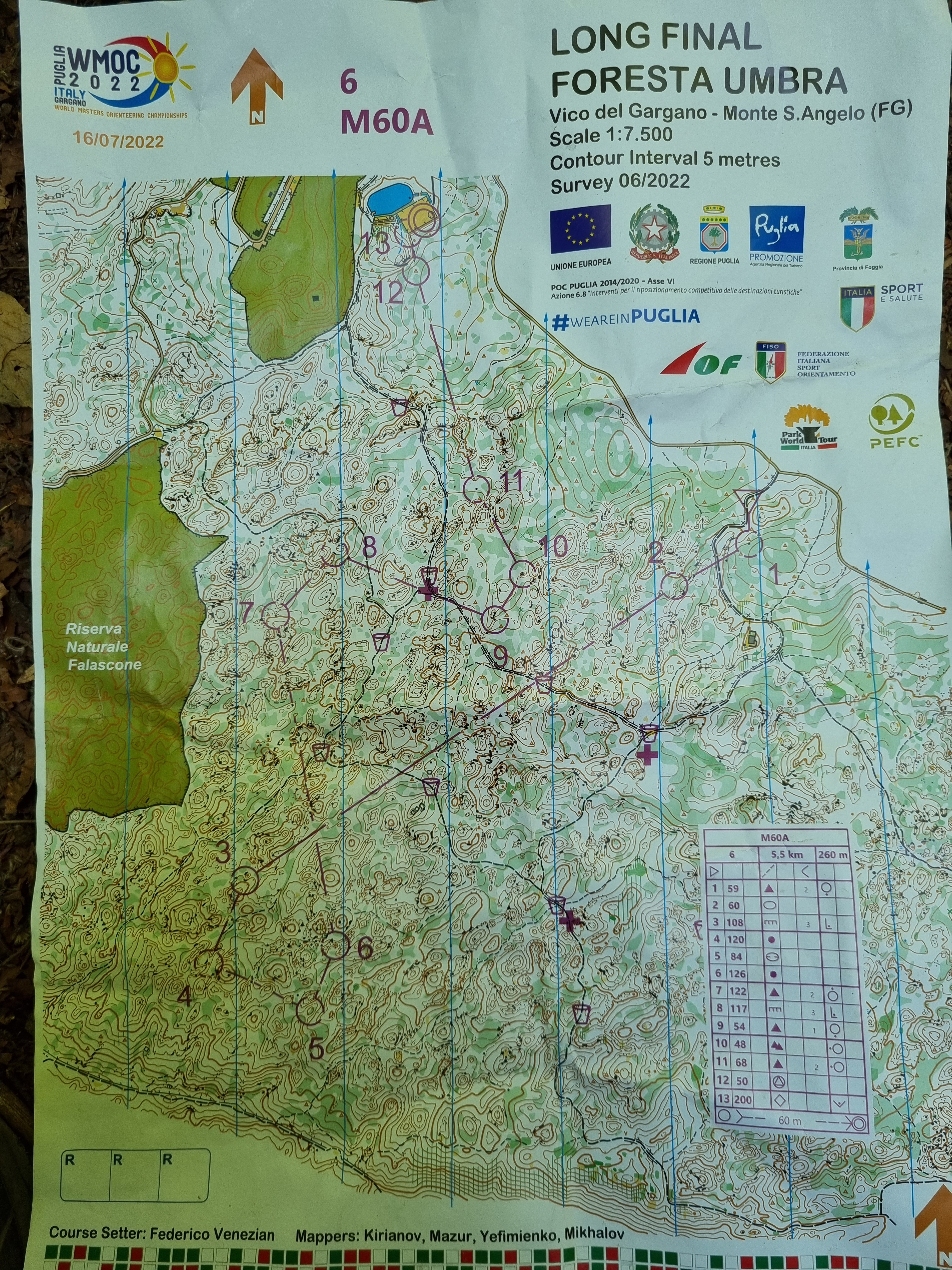 WMOC - World Masters Orienteering Championships - finale lang (16.07.2022)