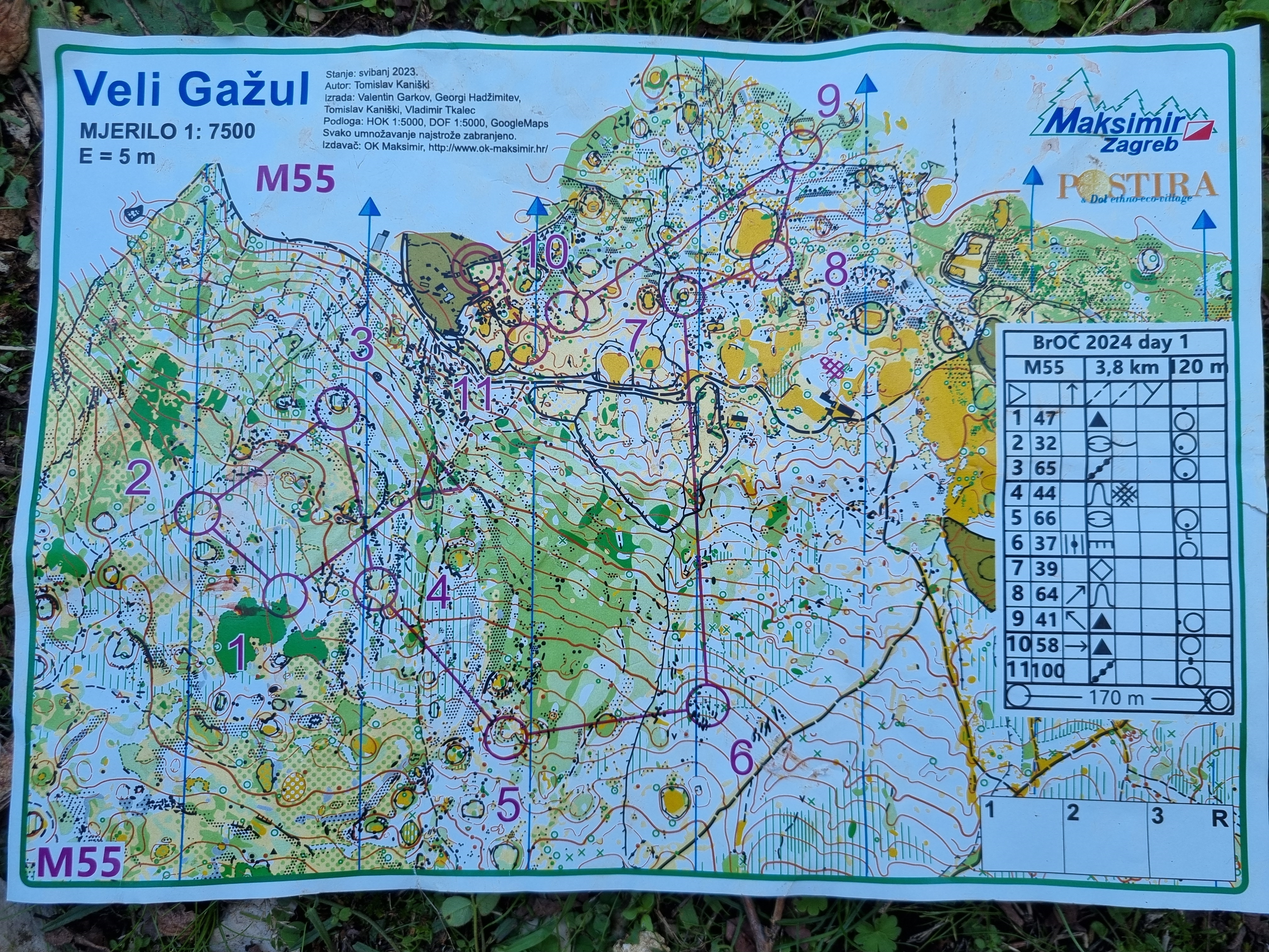 Brac orienteering championship 2024 (04.10.2024)