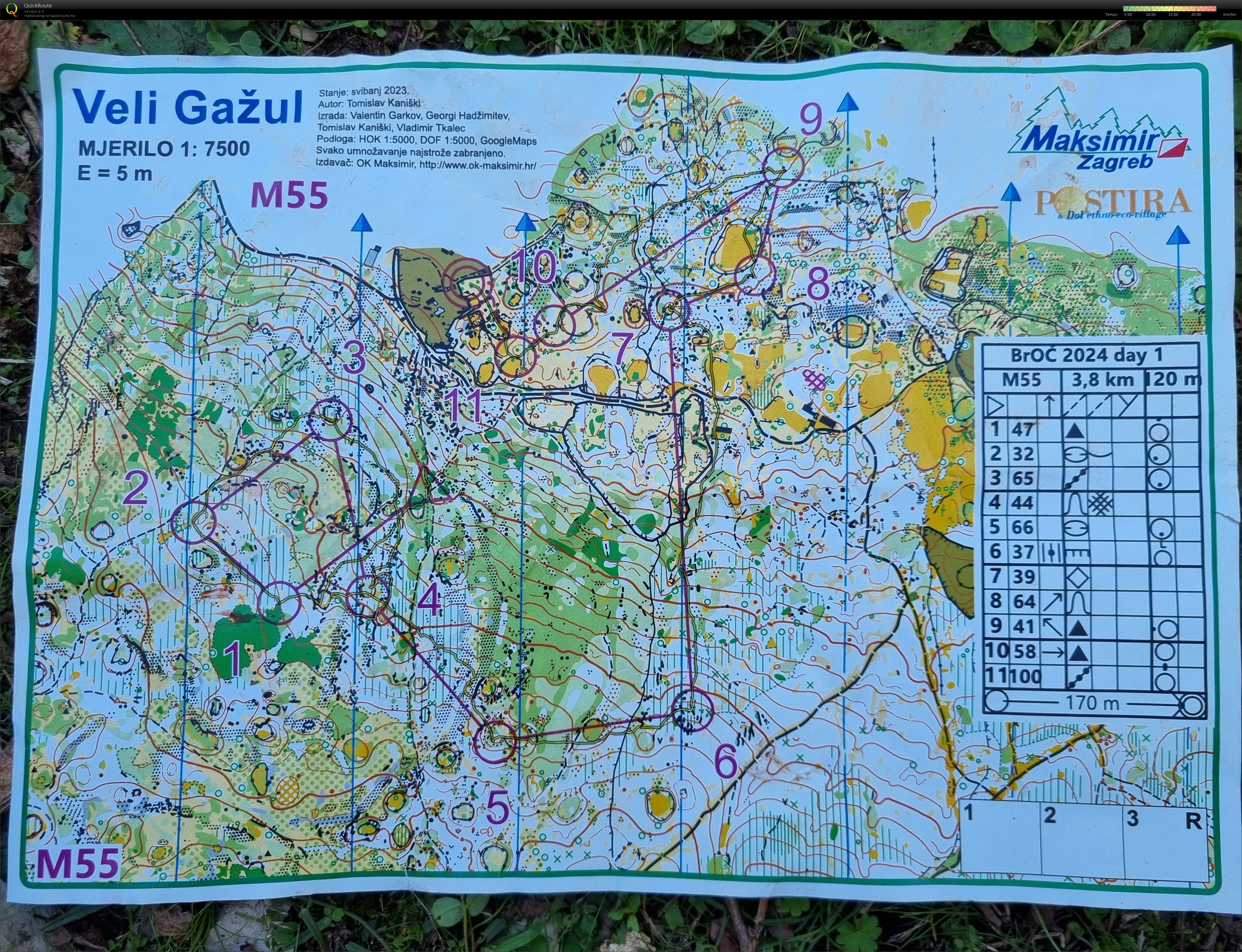 Brac orienteering championship 2024 (04.10.2024)