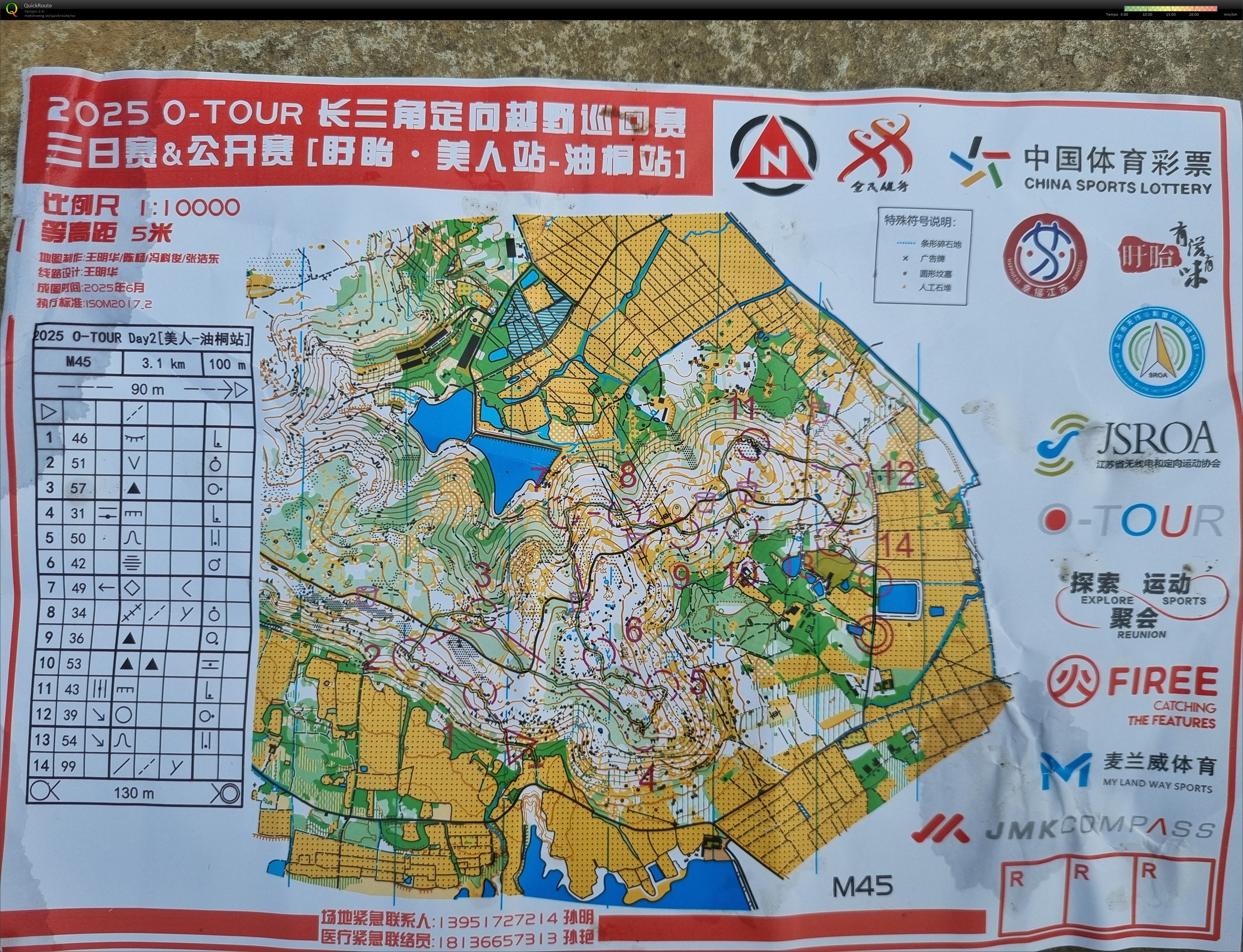 The Yangtze River Delta Orienteering Tour (2025-08-24)