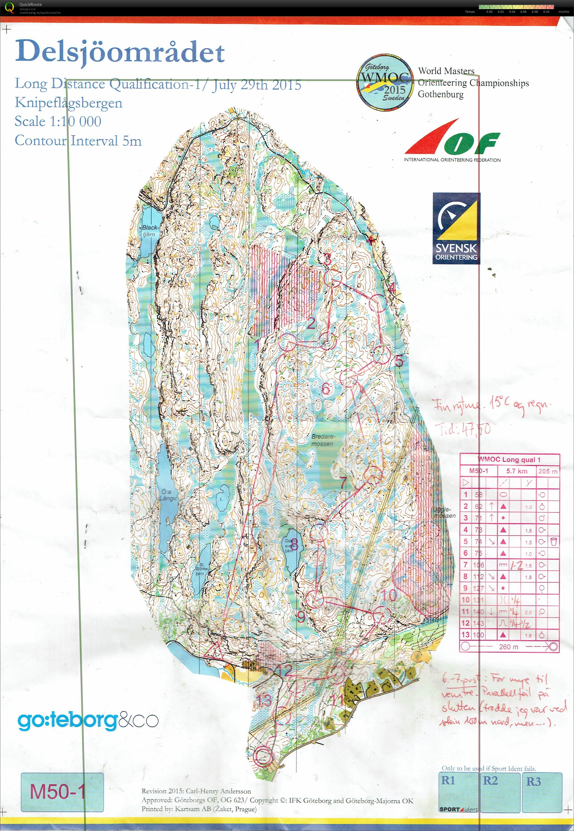 World Masters Orienteering Championships (29.07.2015)