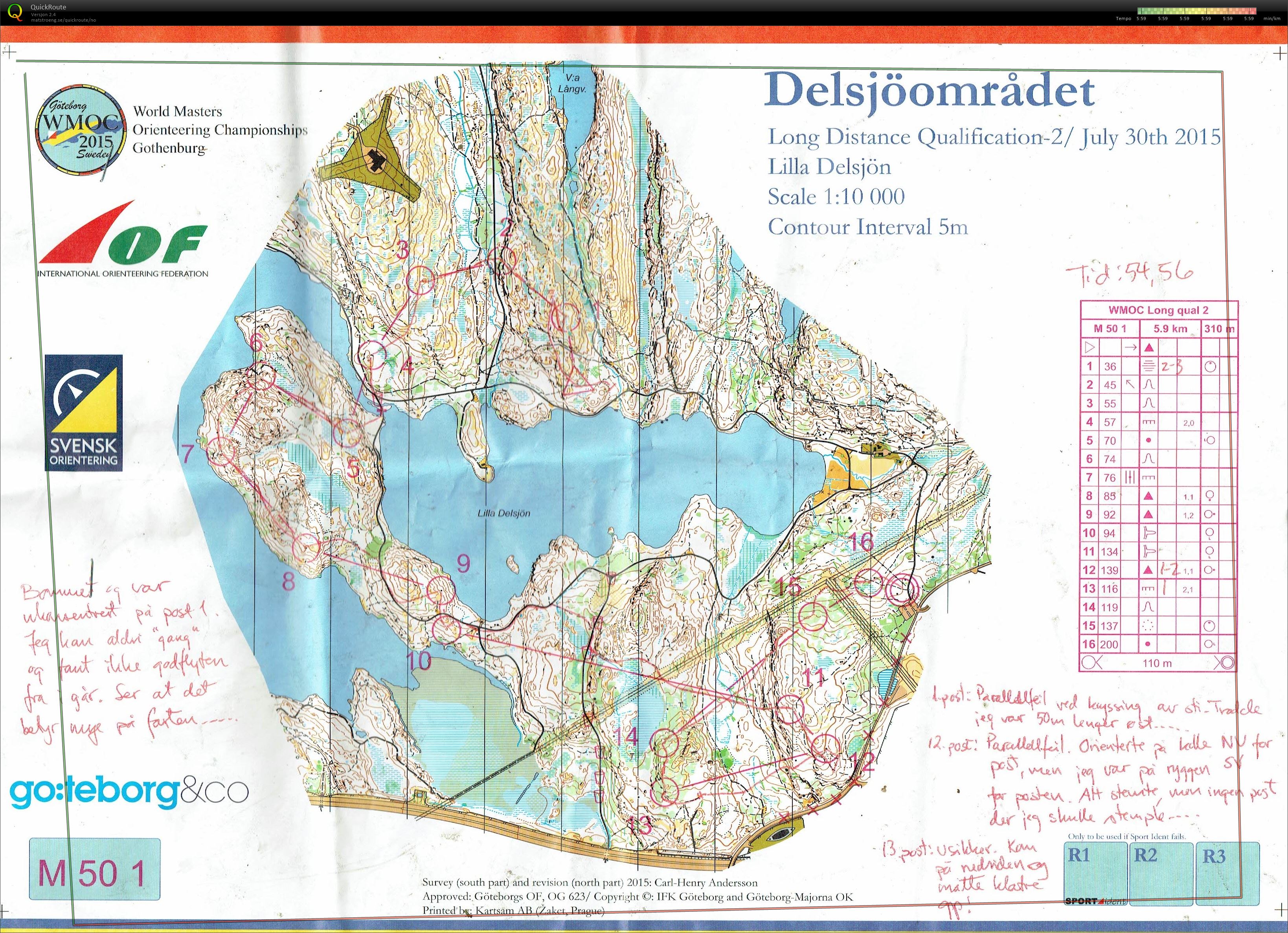 World Masters Orienteering Championships (30-07-2015)